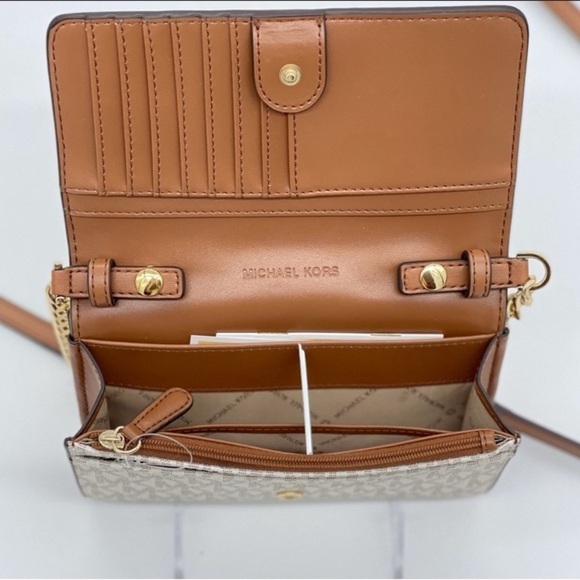 Michael Kors MD MF Phone Xbody Bag Vanilla - Picture 11 of 12
